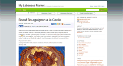 Desktop Screenshot of mylebanesemarket.com